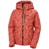 Helly Hansen W Valdisere 3.0 Jacket red floral aop – small (162) L