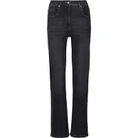 MADELEINE Regular-fit-Jeans "Denimhose Schmale Jeans im Five-Pocket-Style" Mit "M"-Stickerei auf der Gesäßtasche