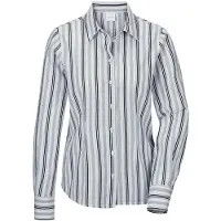 MADELEINE Modische Bluse mit Streifenmuster in wollweiß / multicolor | Gr.: 48