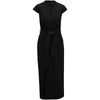 MADELEINE Midikleid "Kleid Elegantes Midi-Kleid in Wickeloptik"