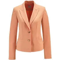 MADELEINE Jackenblazer "Kurzblazer Taillierter Blazer mit Leistentaschen"
