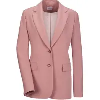 MADELEINE Jackenblazer "Blazer Eleganter Einreiher mit Reverskragen", Damen, Gr. 42, rosa (blassrosa), Obermaterial: 47% Polyester PES. 47% Viskose CV. 6% Elasthan EL., Modern, Blazer Jackenblazer