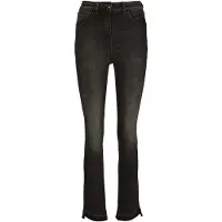 MADELEINE Five-Pocket-Hose mit schrägem Beinsaum in grey | Gr.: 38