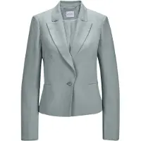 MADELEINE Jackenblazer "Kurzblazer Modischer Blazer mit Reverskragen", Damen, Gr. 38, grün (salbei), Obermaterial: 70% Lyocell CLY. 30% Leinen LI., Modern, normal, Blazer Jackenblazer