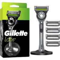 Gillette Labs Razor 5 blades + Stand Silver