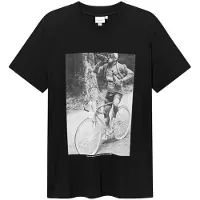 DEDICATED - T-Shirt Stockholm Beer Biker - T-Shirt Gr S schwarz
