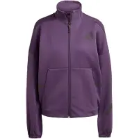 Adidas Trainingsjacke SPORTSWEAR "Z.N.E", Damen, Gr. XL, lila (aurora plum), Obermaterial: 57% Polyester, 43% Baumwolle, Jacken Trainingsjacke