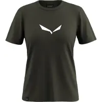Salewa - Women's Solid Dri-Release S/S Tee - T-Shirt Gr 34 oliv/schwarz