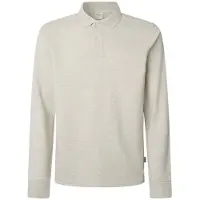 Pepe Jeans für Herren. PM542213 Neu Oliver Graues Poloshirt (XXL), Lässig, Baumwolle, Langarm