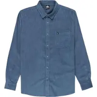 Quiksilver - Hemd aus Kordsamt - Smoke Trail Cord Shirt China Blue für Herren aus Baumwolle - Größe XL - Blau