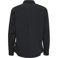 Blend Langarmhemd "Langarmhemd BHBoxwell", Herren, Gr. S, N-Gr, schwarz, Obermaterial: 97% Baumwolle CO. 3% Elasthan EL., Hemden Langarmhemd