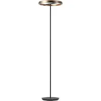 Stars of Light Stehlampe Trabuco schwarz mit braunem Ø 42 cm