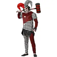 Atosa Harlequin Halloween Herrenkostüm