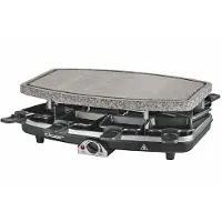 Cloer 6430, 8 Person(en), Schwarz, Grau, Oval, 1100 W