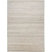 Theko Wollteppich "Royal Berber Uni" Gr. 1, beige (natur grau), B:60cm H:18mm L:90cm, Schurwolle, Teppiche, Wollteppich, Berber Optik, reine Wolle, ideal im Wohnzimmer & Schlafzimmer