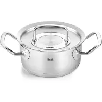 Fissler Original-Profi Collection / Braten-Topf (Ø 16 cm, 1,4 Liter) Edelstahl-Kochtopf, Bräter mit Metall-Deckel - Induktion