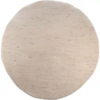 Theko Wollteppich "Maloronga Uni", rund, 24 mm Höhe, echter Berber Teppich, reine Wolle, handgeknüpft