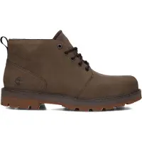 Timberland Mens Mid Lace UP Waterproof Chukka Boot md brn nubuck 9.5