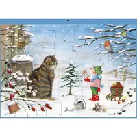 Sonstige Verlage Giesbert Adventskalender mit Kalenderfigur