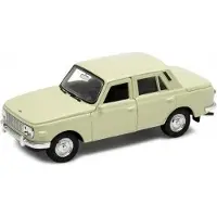 Welly Detailgetreues Metall Modellauto Wartburg 353 im Maßstab 1:34, Farbe Sahne