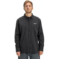 Dc-shoes Langarmhemd "Long Lines", Herren, Gr. M, schwarz, Obermaterial: 100% Baumwolle., Hemden Langarmhemd