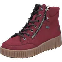 Rieker Winterboots Plateaustiefelette, Schnürboots mit Warmfutter und TEX-Ausstattung