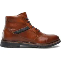 Bugatti Veterschoenen Hoog Veterschoenen Hoog - cognac - Maat 43