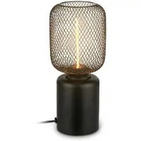 Briloner Tischlampe Tischleuchte Wohnzimmer Flur Schlafzimmer Kabelschalter