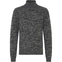 Blend Rollkragenpullover "Rollkragenpullover BHDami", Herren, Gr. M, schwarz, Obermaterial: 70% Baumwolle CO recyc.. 30% Polyester Pol. recyc.., Pullover Rollkragenpullover