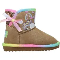 Disney Schlupfboots "UNICORN", Mädchen, Gr. 27, atmungsaktiv, braun (chetsnut), Synthetik, Schuhe Schlupfboots, Winterschuhe, Winterboots, Snowboots, Schlupfstiefel, gefüttert