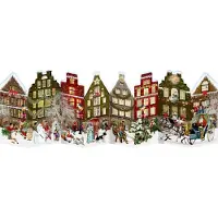 Sonstige Verlage Nostalgisches Häuserleporello Adventskalender