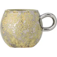 Bloomingville Paula Tassen gelb/silber 4er Set