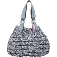 Fritzi aus Preußen Schultertasche Izzy Medium Limited Leo Bubble Shoulder Bag Soft Blue blaugrau