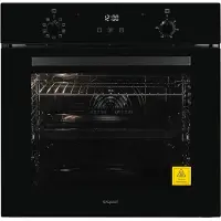 Exquisit Backofen "EBE278-H-020 schwarz", Energieeffizienz: A, schwarz, B:59,5cm H:59,5cm T:56,7cm, Backöfen, Pizzafunktion – ideal für Pizza, Focaccia und mehr, Backofen