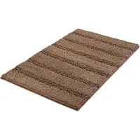 Kleine wolke Badematte "Monrovia, Badvorleger, Badezimmer Teppich" Gr. 4, weiß (kaschmir), H:23mm, Kunstfaser, Badematten, Badematte, Badteppich, Uni Farben, gestreift, aus Mikrofaser, waschbar