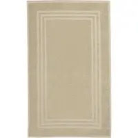 Kleine wolke Badematte "Lodge", beidseitig nutzbar, Badteppich, Frottier-Qualität, Uni Farben, mit Bordüre