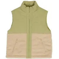 Mazine - Women's Fabric Blocking Vest - Fleeceweste Gr XXL beige