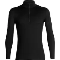 Icebreaker MERINO 200 OASIS LS Half Zip Oberteil Schwarz XS