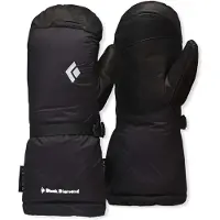 Black Diamond - Alpinistische Fäustlinge aus GORE-TEX&reg; ePE und PrimaLoft – Unisex – Absolute Mitts - Absolute Mitts Black für Damen aus Leder -