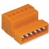 Wago 231-633 1-Leiter-Stiftleiste,CAGE CLAMP,2,5 mm2,orange 231633 - 100 Stück