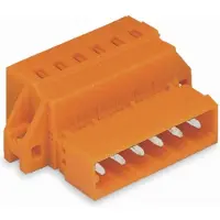Wago 231-643/019-000 1-Leiter-Stiftleiste,CAGE CLAMP,2,5 mm2,orange 231643019000 - 25 Stück