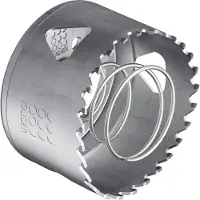 Kaiser 1082-41 Werkzeug EXPERT HM-Fräskrone Ø 74mm mit Auswerfer-Feder Hartmetall-Zähne 108241 - 5 Stück