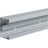 Hager BRA851301ELN Brüstungskanal-Unterteil frontrast BRA 85x130mm OT 80mm aus Alu natureloxiert - 2 Meter