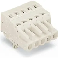 Wago 721-113/008-000 1-Leiter-Federleiste,CAGE CLAMP,2,5 mm2,lichtgrau 721113008000 - 25 Stück