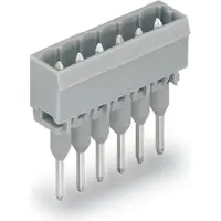 Wago 231-166/003-000 Stiftleiste für Reihenklemmen,Stifte 1,2 x 1,2 mm,gerade,grau 231166003000 - 100 Stück