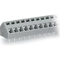 Wago 236-436/000-009/999-950 Leiterplattenklemme,2,5 mm2,Rastermaß 5/5,08 mm,lichtgrau 236436000009999950 - 5 Stück