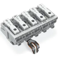 Wago 294-8215 Netzanschlussklemme 17mm-Ausführung mit PE-Rastkontakt N / PE / L