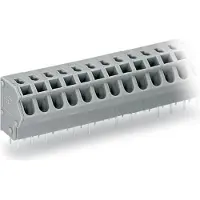 Wago 254-466 Leiterplattenklemme,2,5 mm2,Rastermaß 5/5,08 mm,grau 254466 - 15 Stück