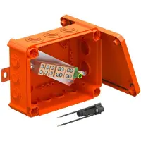 Obo Bettermann OBO 7205754 Kabelabzweigkasten für Funktionserhalt 190x150x77 Polypropylen pastellorange RAL 2003 T160ED 10AF