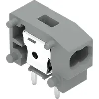 Wago 235-712 Anreihbare 2-Leiter-Leiterplattenklemme,0,75 mm2,Rastermaß 5/5,08 mm,dunkelgrau 235712 - 100 Stück